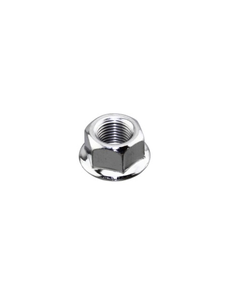 Hub Axle Nut Rear 10x1mm Chrome.
